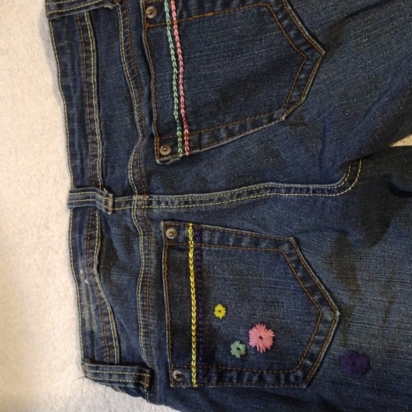 South Pole vintage embroidered junior size 3x26”L  jean cuffed - Picture 12 of 14